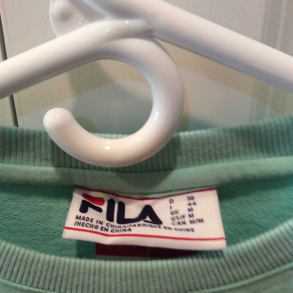 Fila Women’s Aqua Sweatshirt NWOT: Size M - Picture 3 of 6
